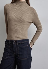 Street One Stickad tröja - beige