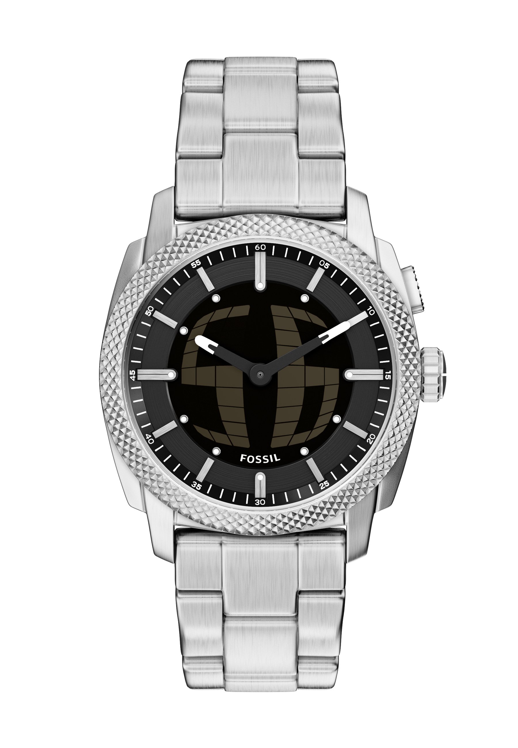 その他 FOSSIL BIGTIC WATCH Silver Analog Fossil MACHINE BIG TIC - Watch - silver/silver-coloured - Zalando