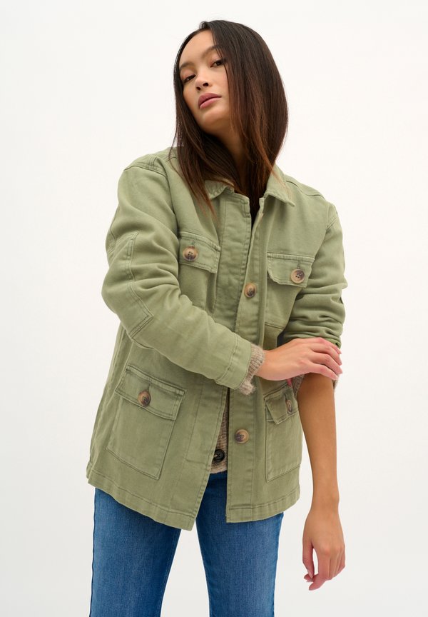 THE ARMY - Leichte Jacke - dusty olive wash