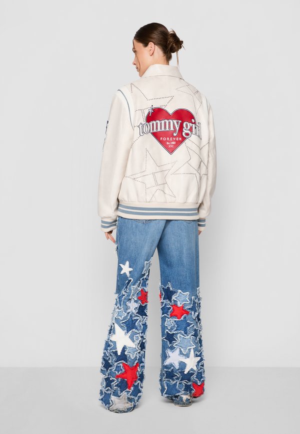 GIRL PRESS JACKET - Leather jacket - ecru4