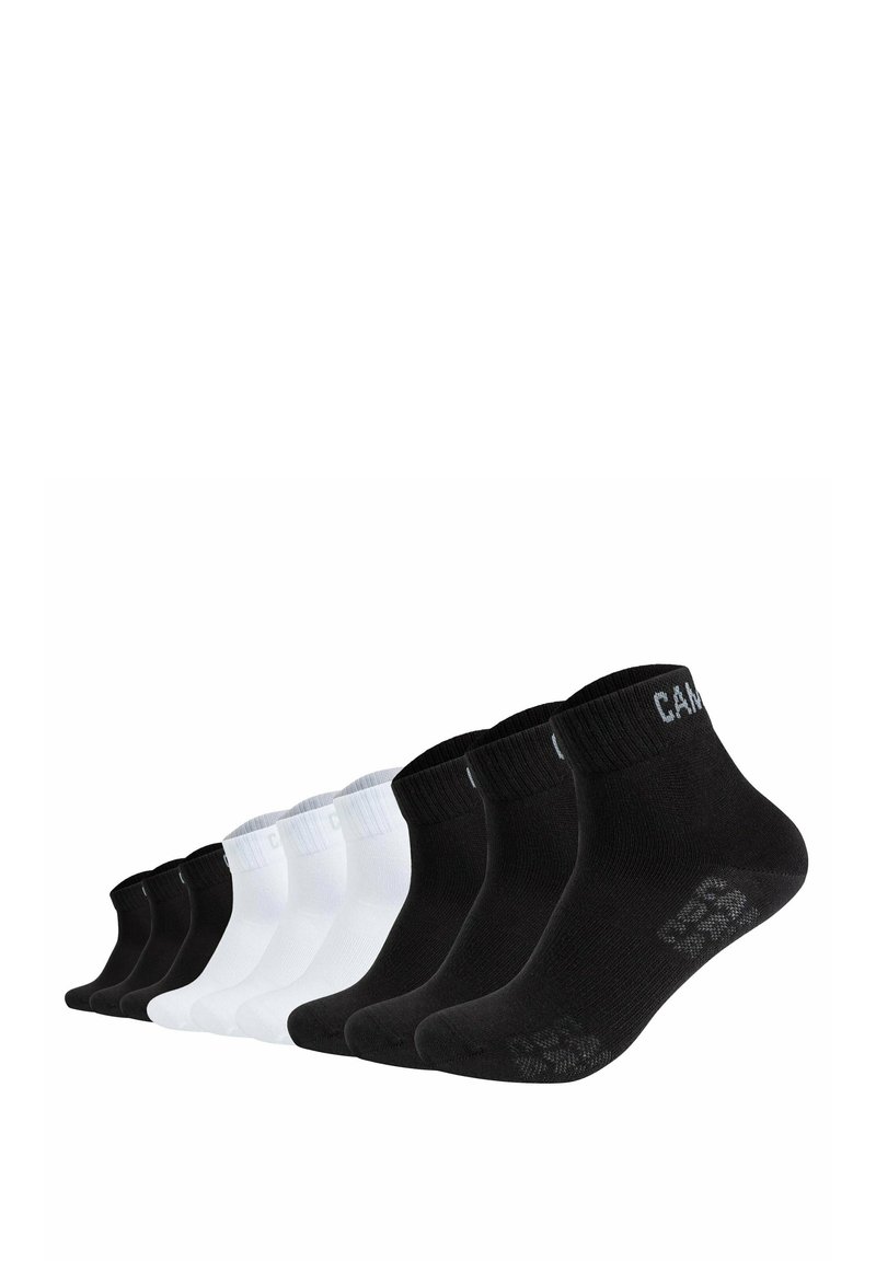 Camp David PACK OF 9 - Calze - schwarz weiß