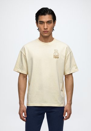 Clarks Originals TEE UNISEX - T-shirt imprimé - cream