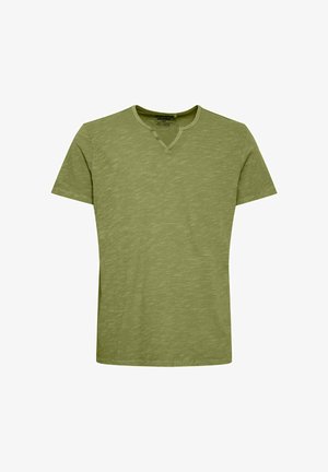 Blend, BHASTON SPLIT NECK - Basic póló - oil green