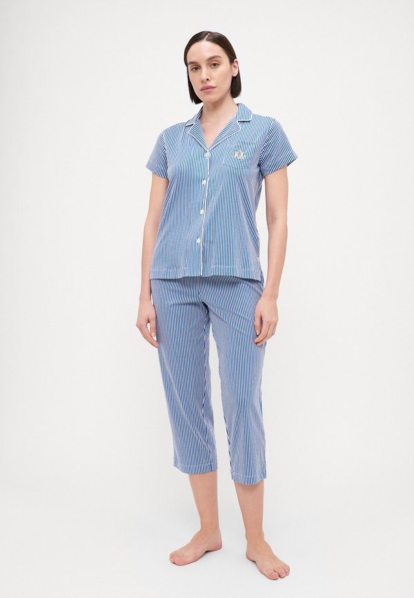 CLASSIC NOTCH COLLAR CROPPED PAJAMA - Pyjama set2
