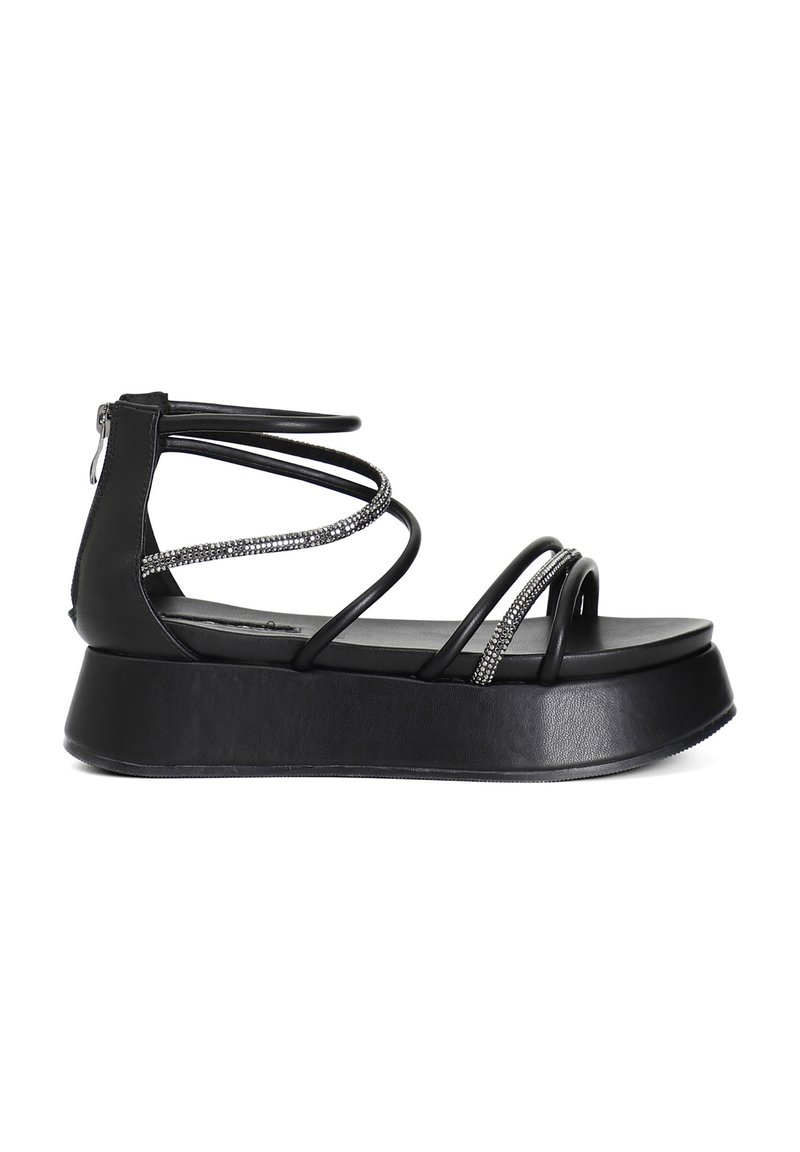 CAFèNOIR Sandalias con plataforma - black