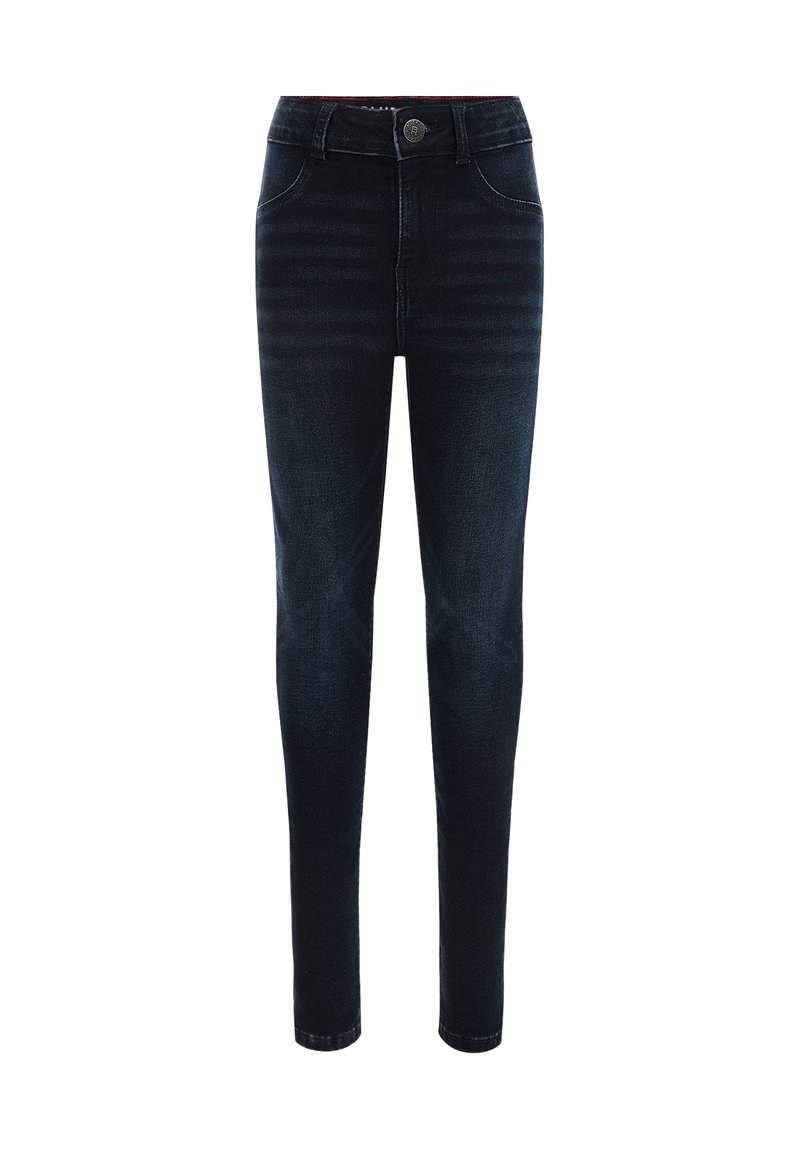 WE Fashion Jeans Skinny Fit blauw gemêleerd