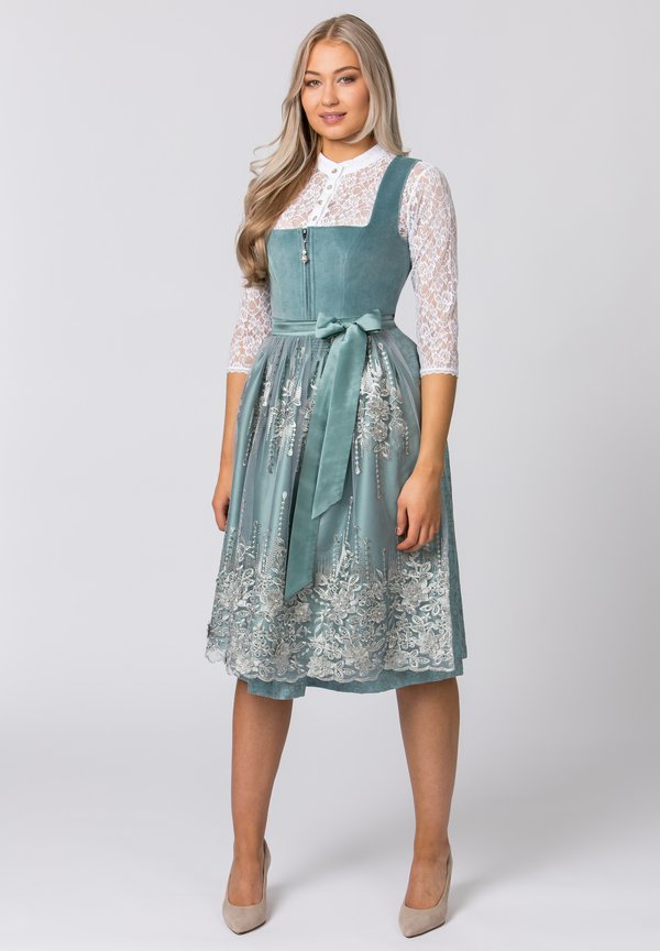 SARAH - Dirndl - petrol
