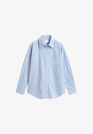 GANT, REL CLASSIC POPLIN STRIPE SHIRT - Camicia - misty lavender