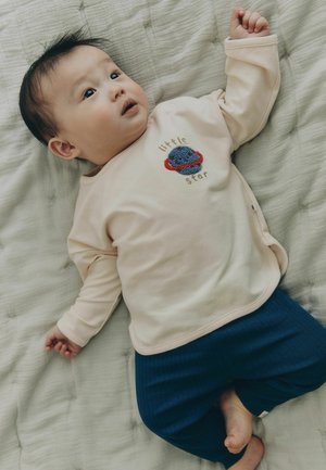 Next, REGULAR FIT - TOP AND LEGGINGS BABY SET - Leggings - Trousers - neutral blue space