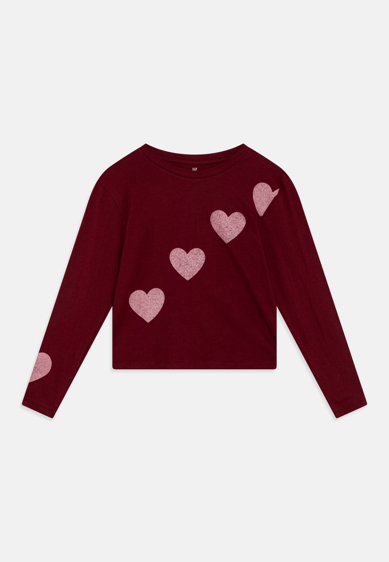 GAP VALUE GIRLS - Top dugih rukava - red delicious