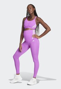 adidas Performance OPTIME ESSENTIALS MATERNITY - Tights - purple burst