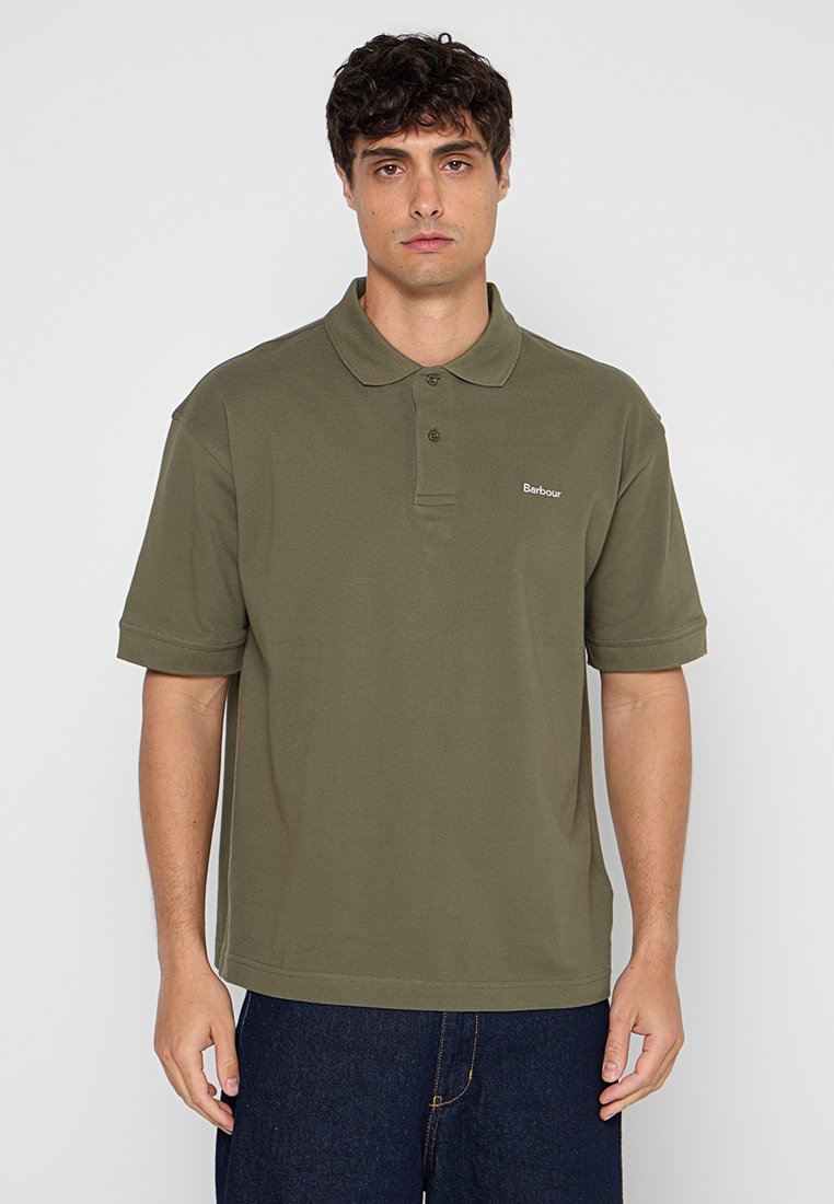 Barbour International Poloshirt olijfgroen