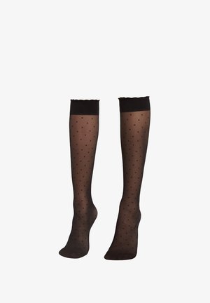 PATTERNED - Calcetines hasta la rodilla - black
