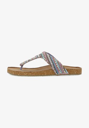 ZEHENTRENNER - T-bar sandals - dunkellila