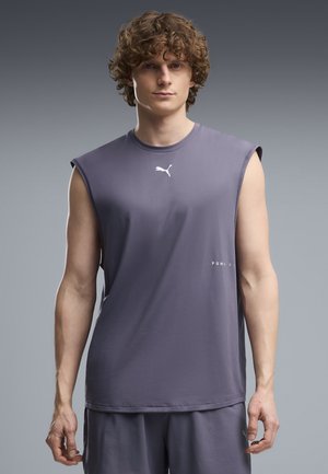 Puma, BRIGHTSTRIDE CLOUDSPUN RELAXED ÄRMELLOSES TOP - Top - inky depths