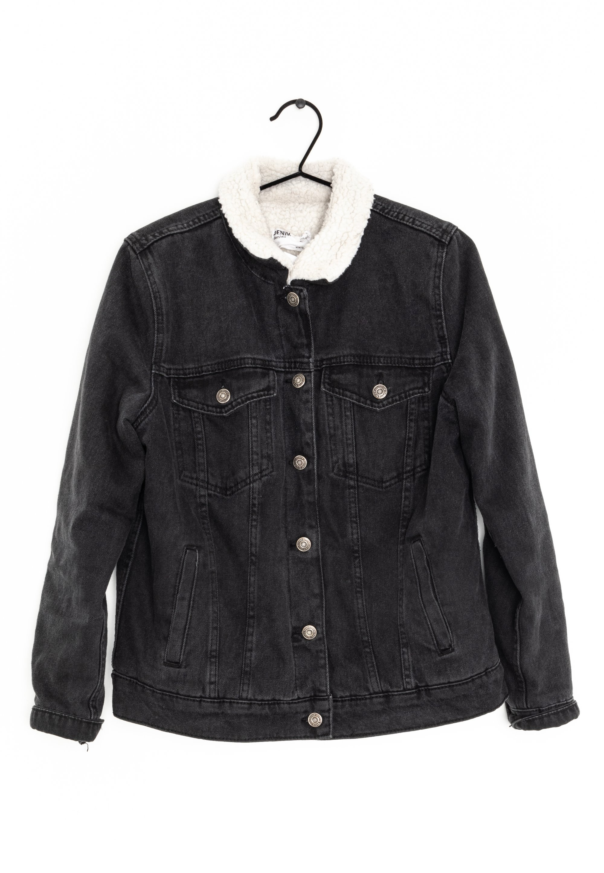 Ropa Chaquetas Vaqueras Mujer Bershka Ropa Bershka Chaqueta Negra