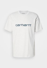 SCRIPT - Apdrukāts T-krekls - ash heather/duck blue