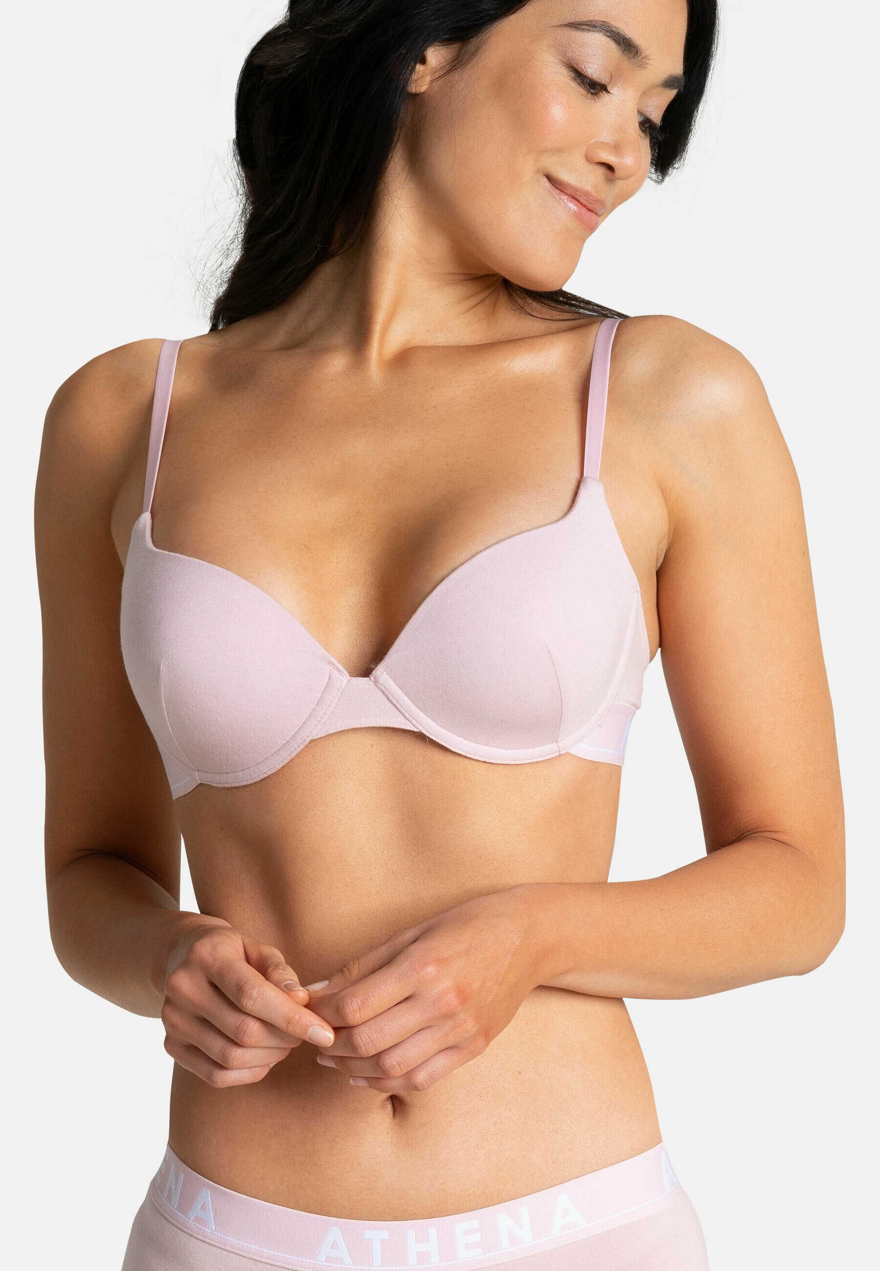 Athena Easy Color Soutien-Gorge Fille - Brassière Sporty Confortable Coton Stretch