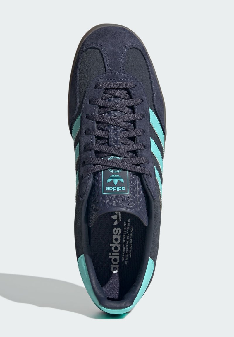 adidas gazelle silver green womens Tênis Adidas Gazelle Monogram Turquesa/Branco IF0881 – NewSkull main image 0