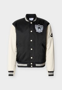 NFL LAS VEGAS RAIDERS JACKET - Club wear - black/natural/medium grey
