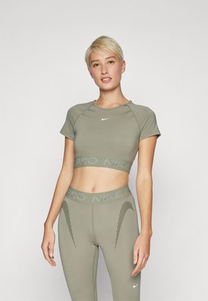 PRO - Sportska majica - light army/cargo khaki/white