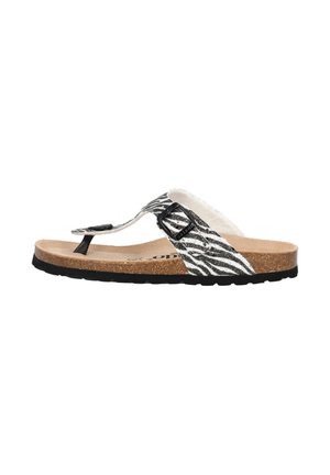 Teensandalen - weiß zebra