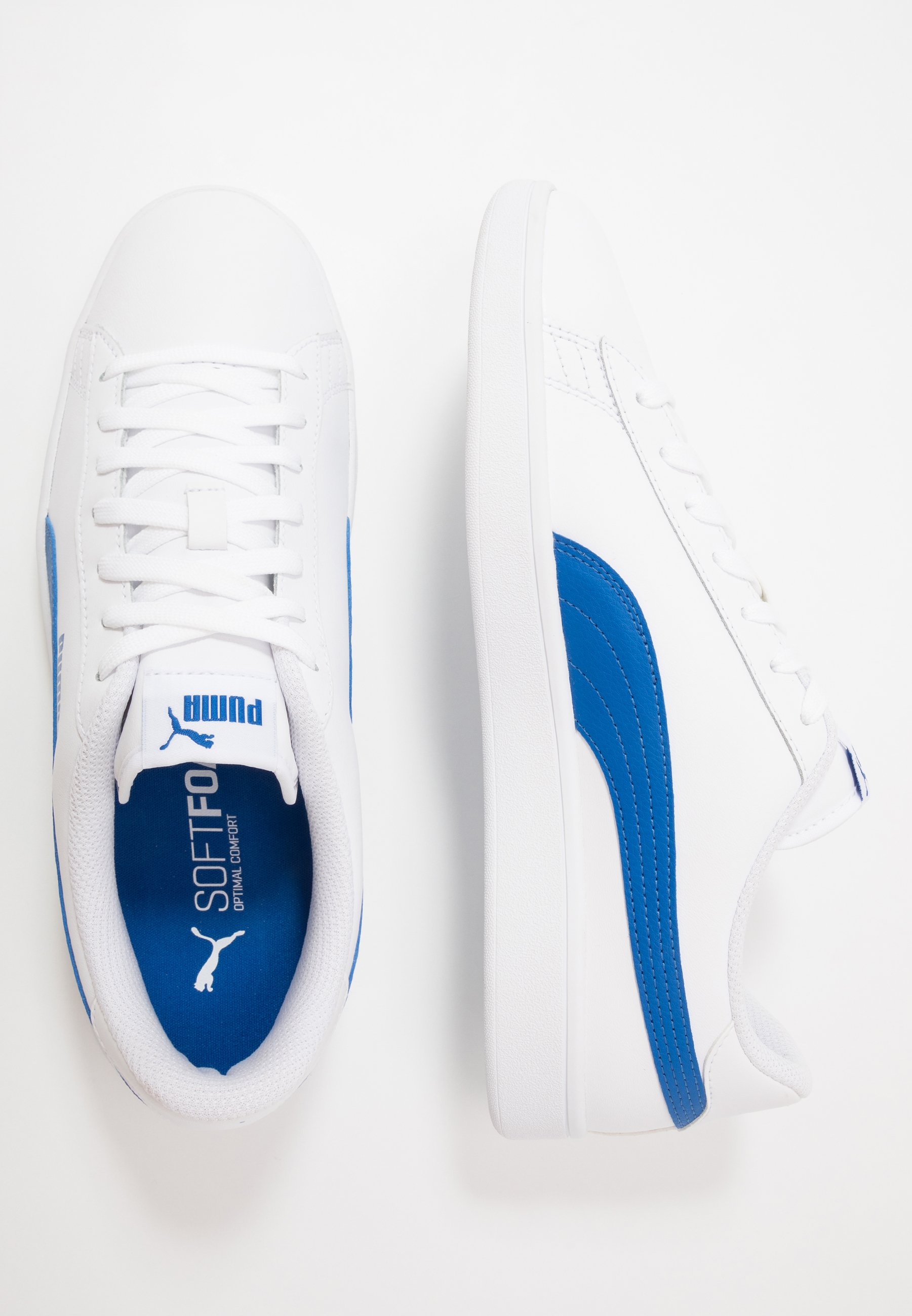 puma blue and white