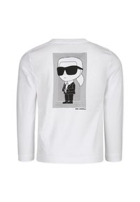 KARL LAGERFELD KIDS T-shirt à manches longues - white