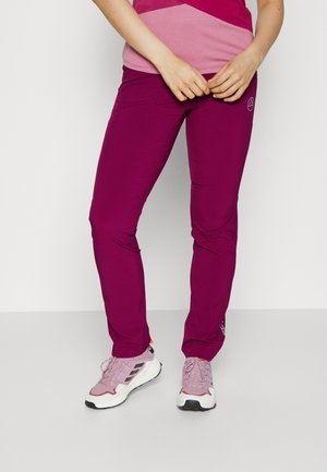 Pantalons outdoor - bordeaux