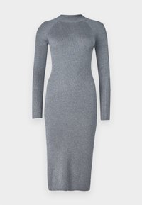 VMWILLOW  HIGHNECK DRESS - Etuikjole - medium grey