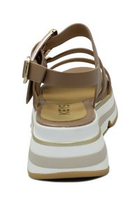 Keys CINTURINO FIBBIE - Sandali con plateau - cammello