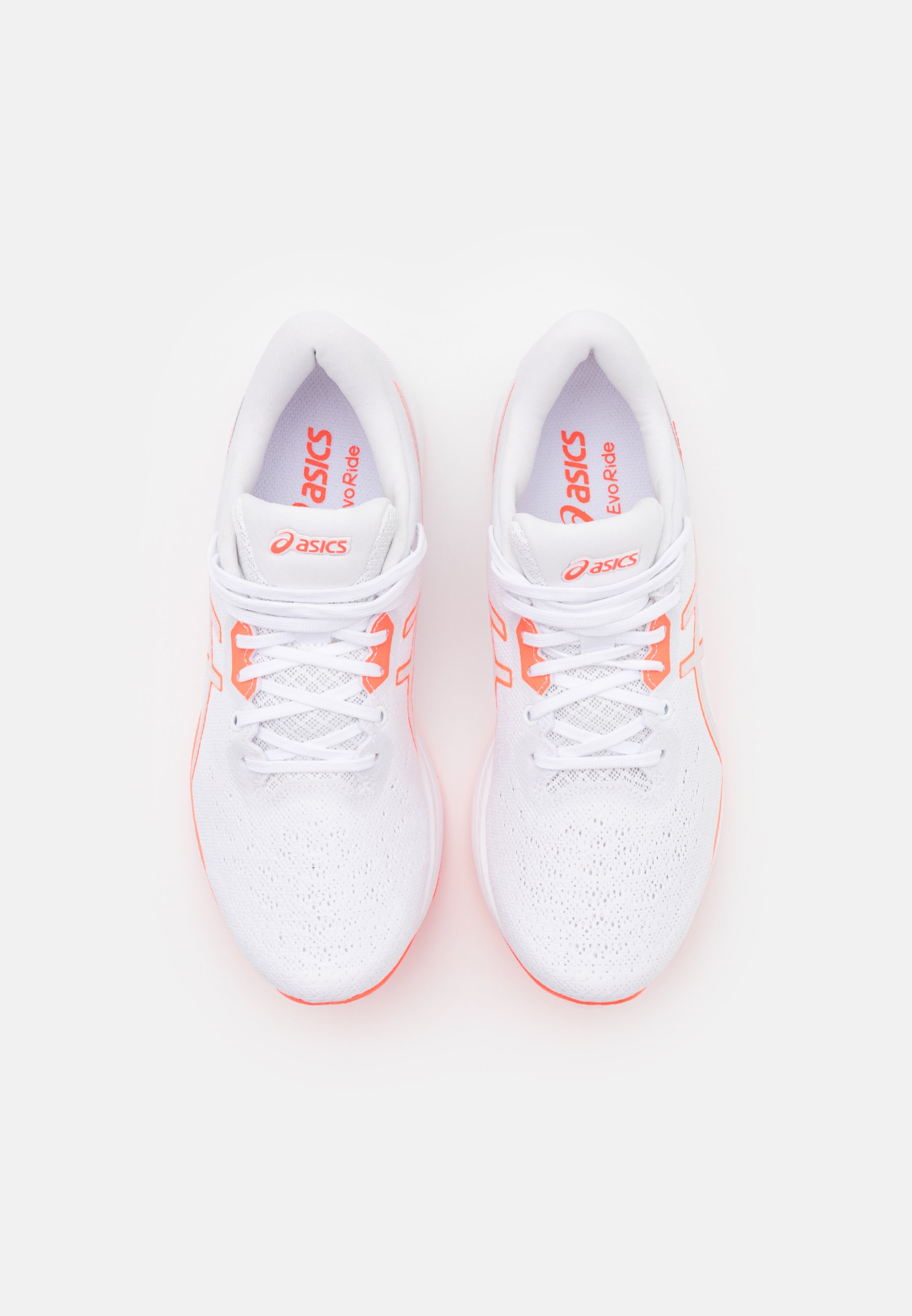 ASICS EVORIDE TOKYO - Neutral running shoes - white/sunrise red/white -  Zalando.de