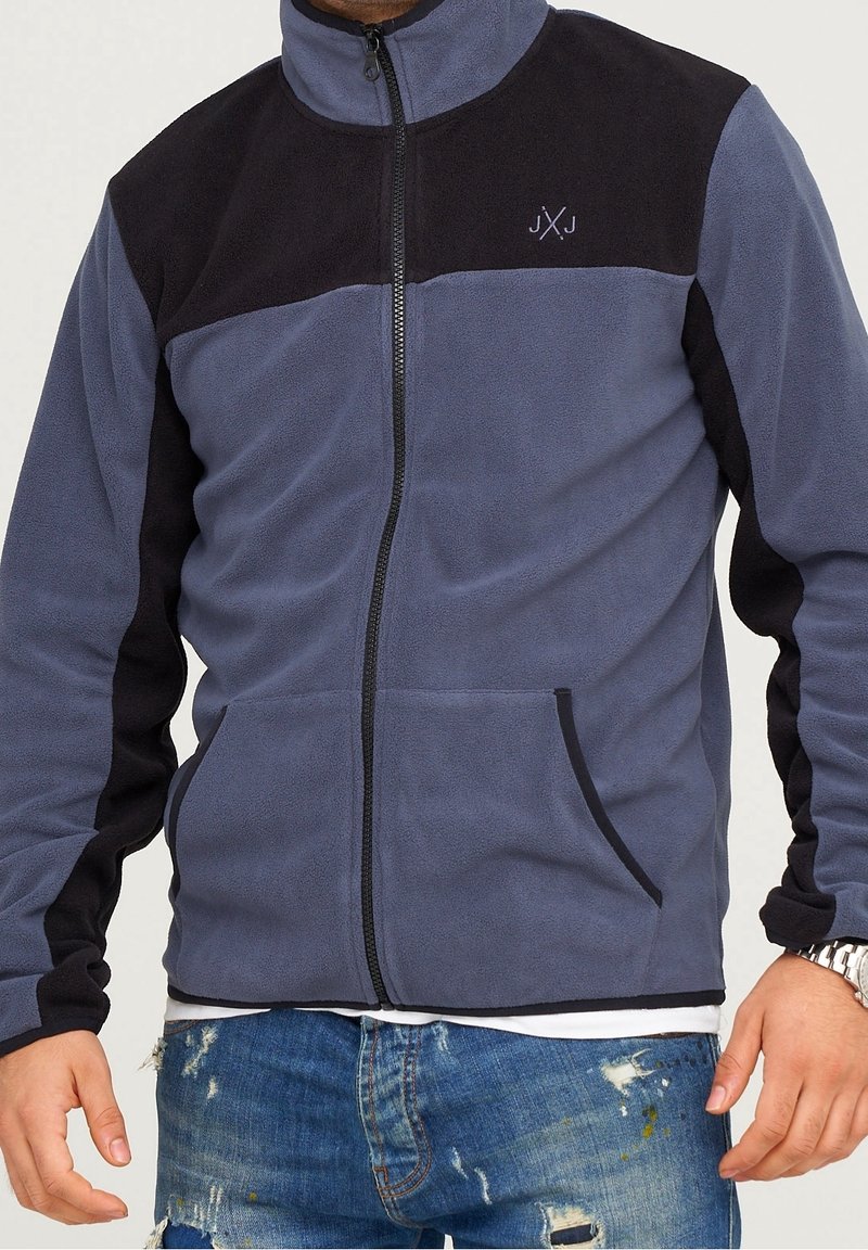 Jack & Jones Giacca in pile - blue-grey