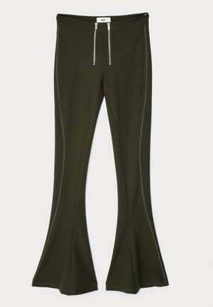GmbH TROUSERS WITH DOUBLE ZIPS - Püksid - khaki