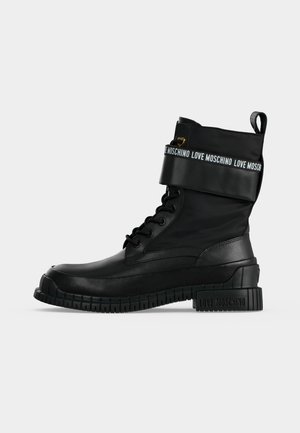 Love Moschino, STREET - Bottines à lacets - black