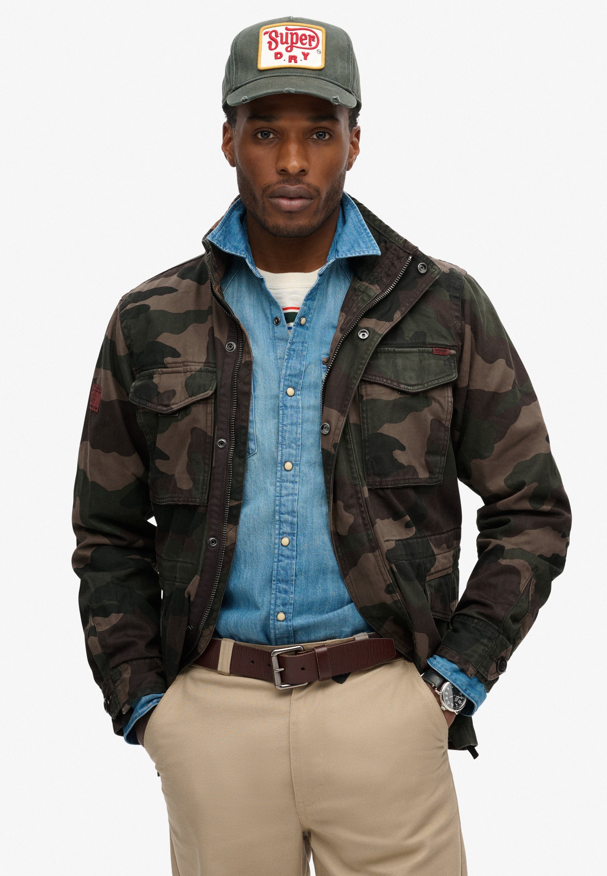 Military Jacket Veste Superdry Camouflage Zalando Veste Ripstop