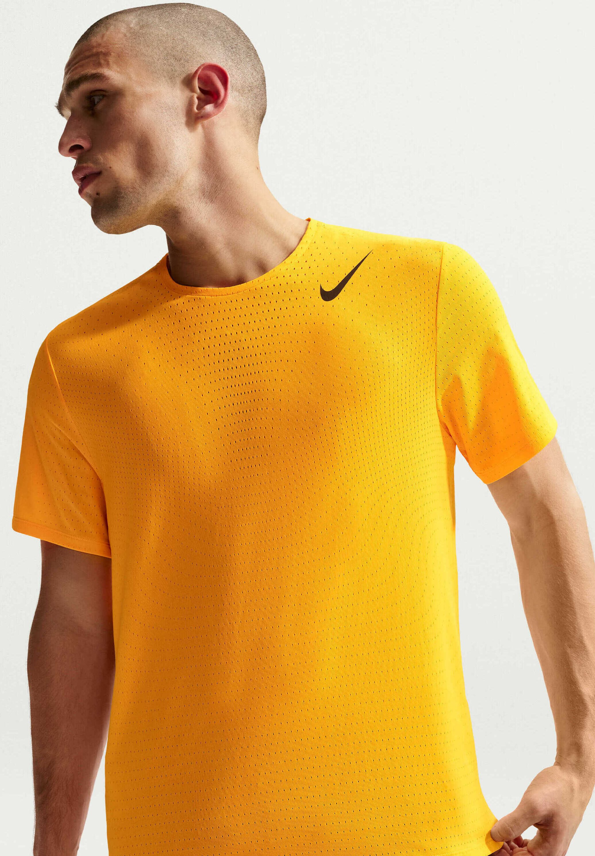 laser orange t shirt
