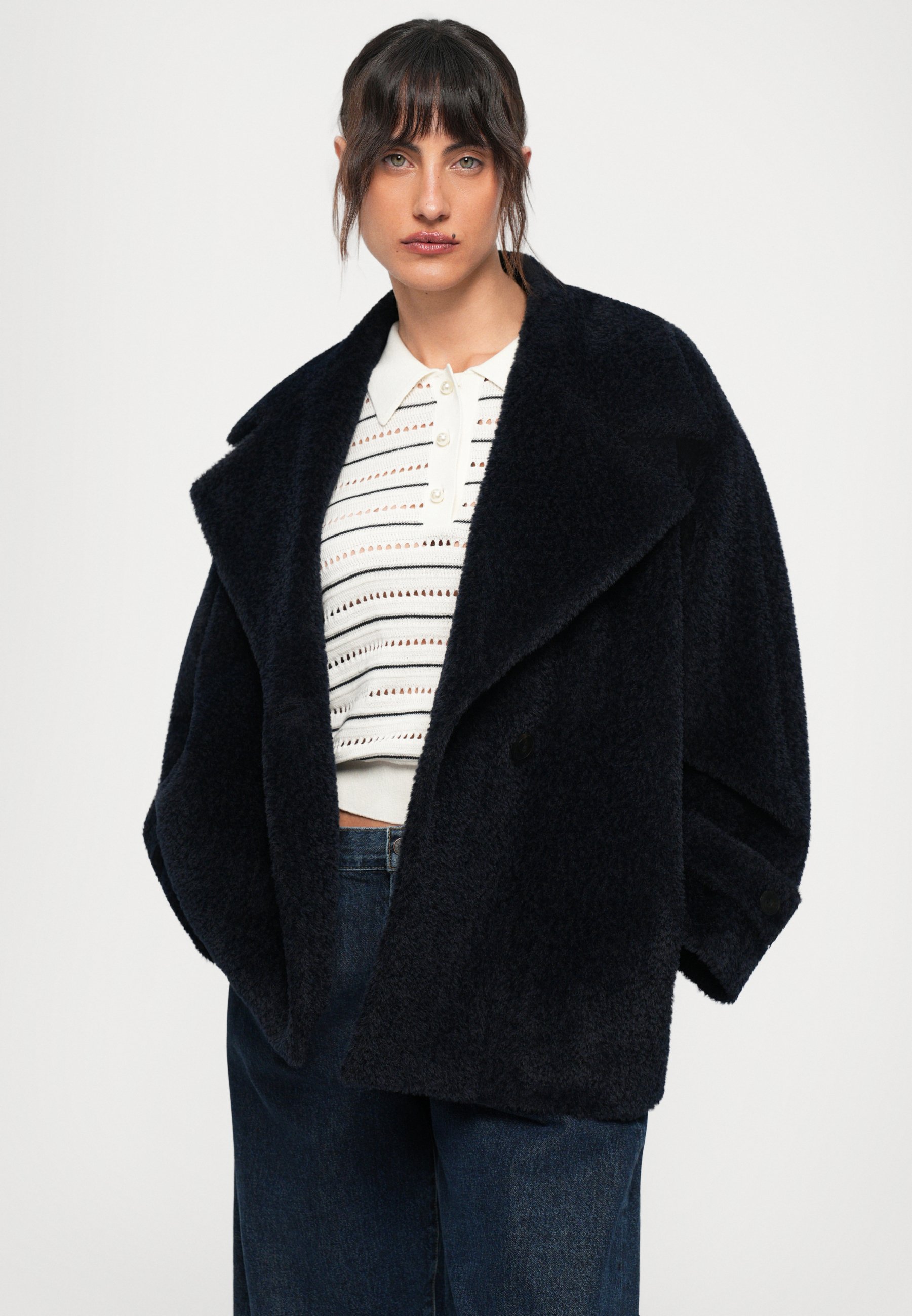 Marella EMILIA - Short coat - blu/blue - Zalando