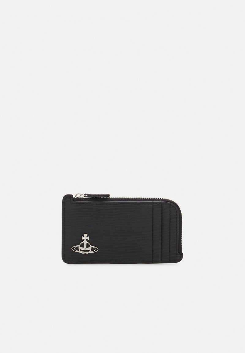 Vivienne Westwood VEGAN PAGLIA ZIP CARD HOLDER Wallet black