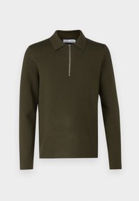 GUNA HALF ZIP - Jumper - forest night