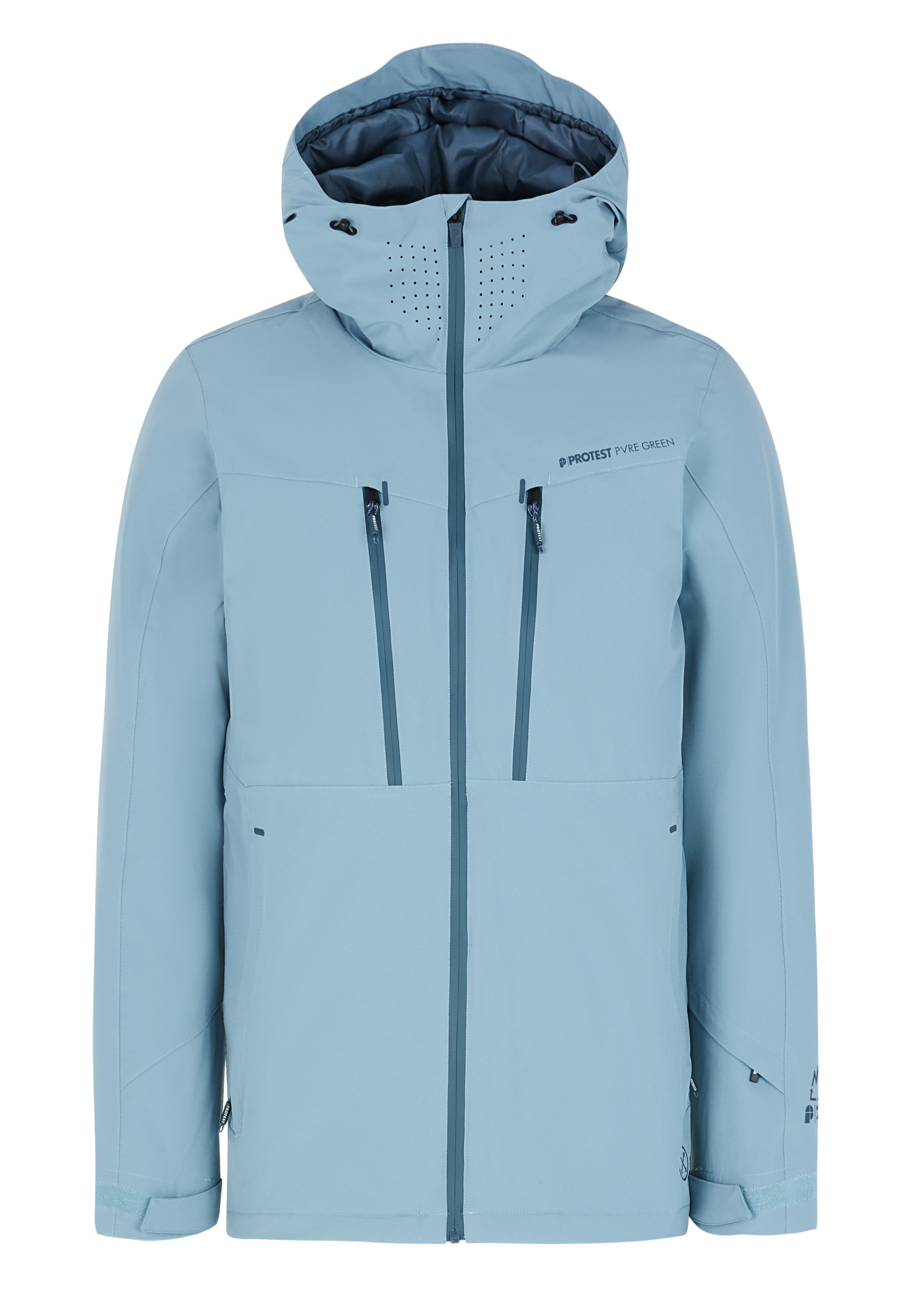 Protest Ski jacket steel blue/metallic blue Zalando
