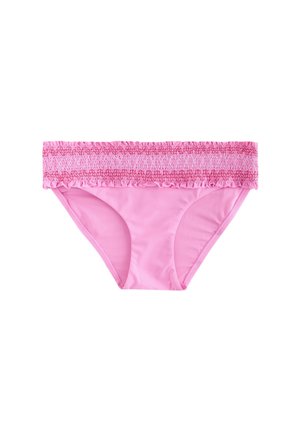 Next, REGULAR FIT - SHIRRED HIGH LEG BIKINI BOTTOMS  . - Bikiinide alumine osa - pink contrast stitch
