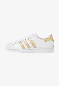 Neselectat, footwear white/gold metallic