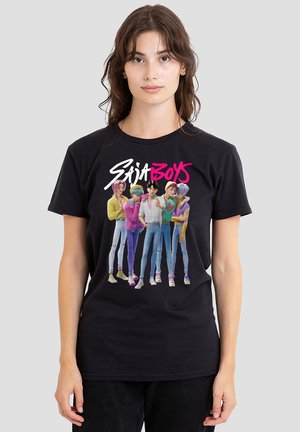 KPOP DEMON HUNTERS - SAJA BOYS BOY BAND - Print T-shirt - black