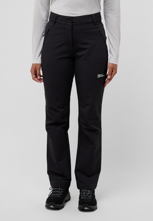 Jack Wolfskin ACTIVATE THERMIC - Pantaloni outdoor - black