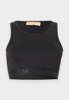 LOGO TAPE SPORTS BRA - Μπλούζα - black