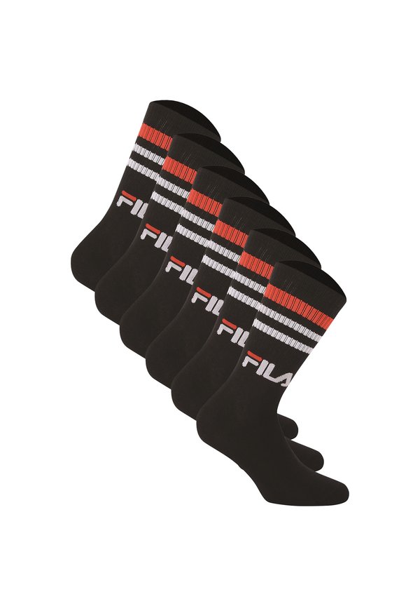 UNISEX  6 PACK  STREET SPORT LIFESTYLE  STRIPES - Socks - schwarz