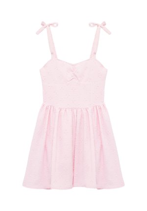 Koton, SHIRRED MINI DRESS . - Hverdagskjole - light pink