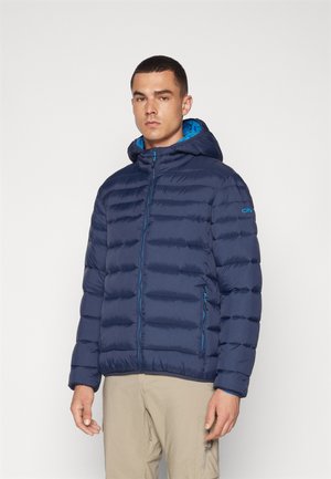 MAN JACKET FIX HOOD - Jakna za nošenje na otvorenom - black blue