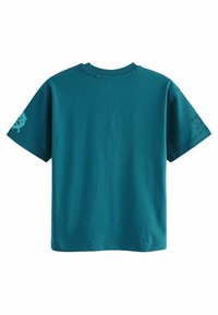 Next GRAPHIC SHORT SLEEVE 2 PACK STANDARD - Marškinėliai su spaudiniu - teal blue white graffiti